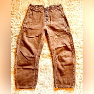 Free People Barrel Pants Size 24